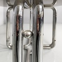 Tavolo da pranzo in vetro fumè e acciaio, 1970 ca.