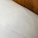 Poltrone in legno e finta pelle bianca, 1930 ca.