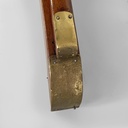 Tavoli da pranzo in legno e ottone, 1930 ca.