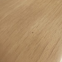 Sedia in legno chiaro e metallo, 1980 ca.