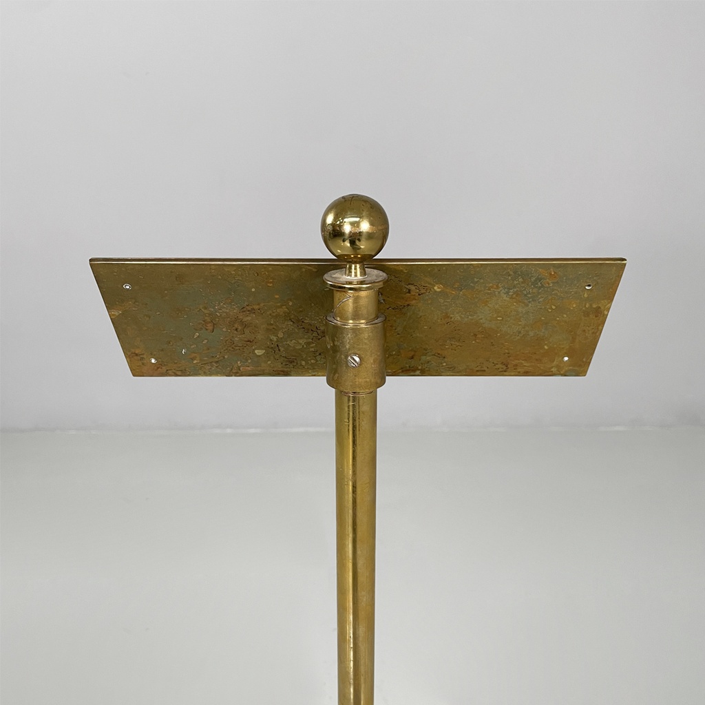 Cartello in ottone, 1980s