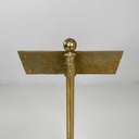 Cartello in ottone, 1980s