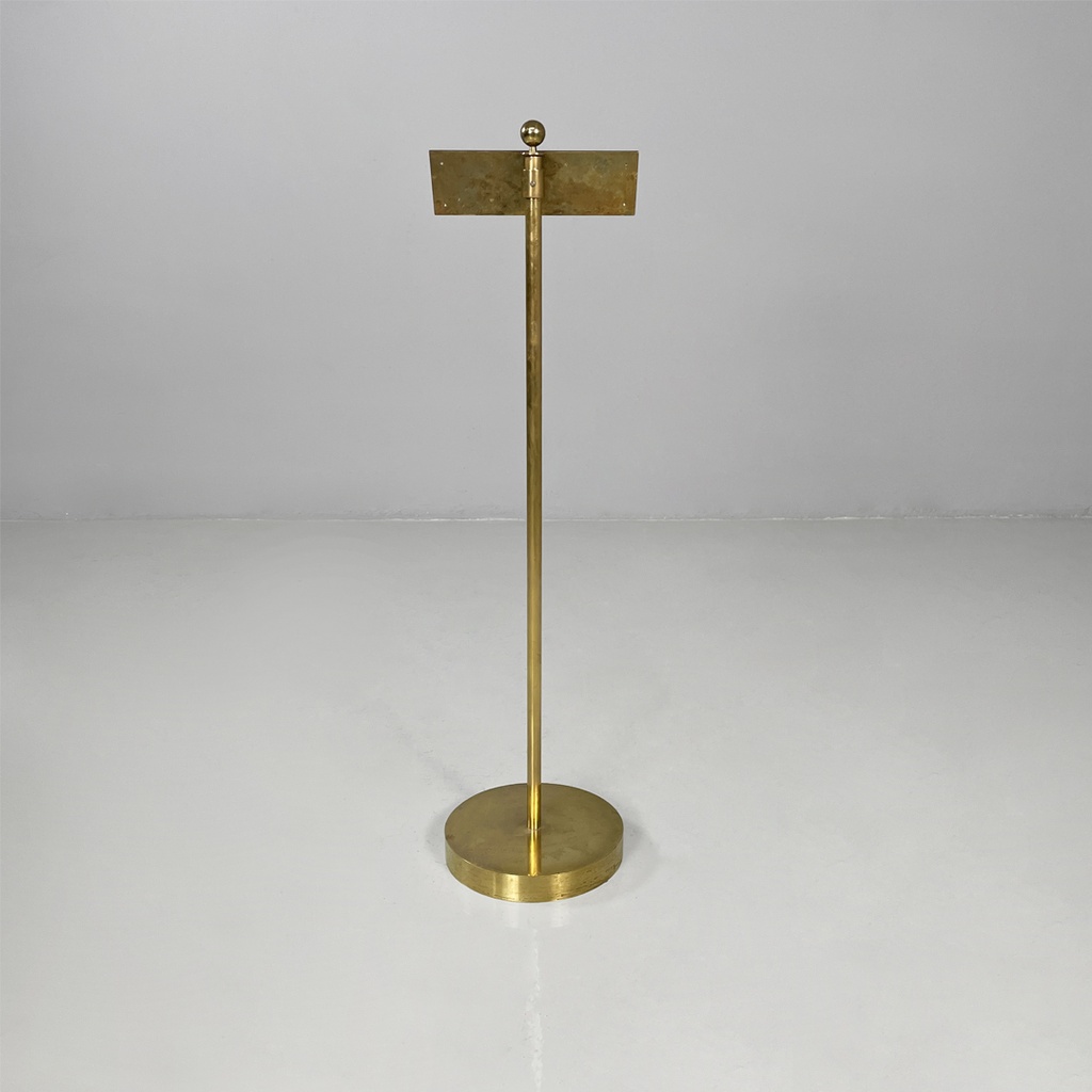 Cartello in ottone, 1980s