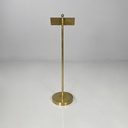 Cartello in ottone, 1980s