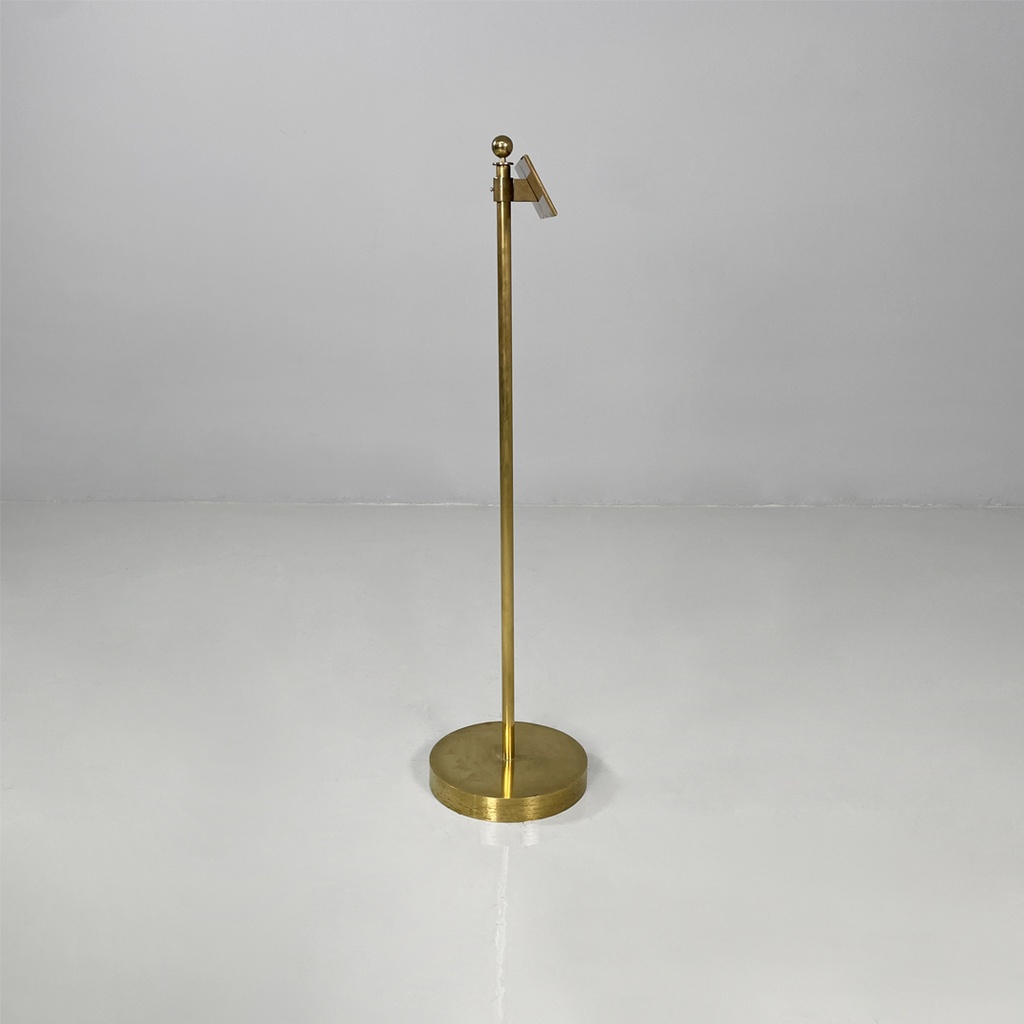 Cartello in ottone, 1980s