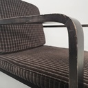 Poltrone in legno e velluto marrone, 1940 ca. 