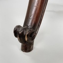 Poltrone in legno e tessuto bianco, 1930 ca.