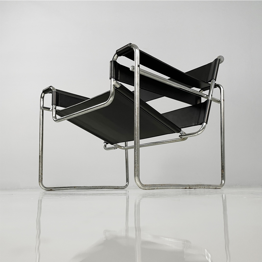 Poltrona Wassily di Marcel Breuer per Gavina, 1960 ca.