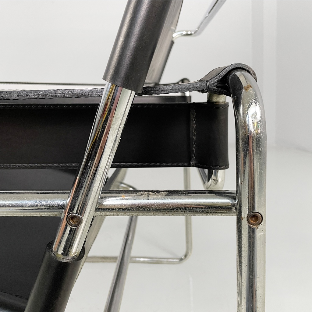 Poltrona Wassily di Marcel Breuer per Gavina, 1960 ca.