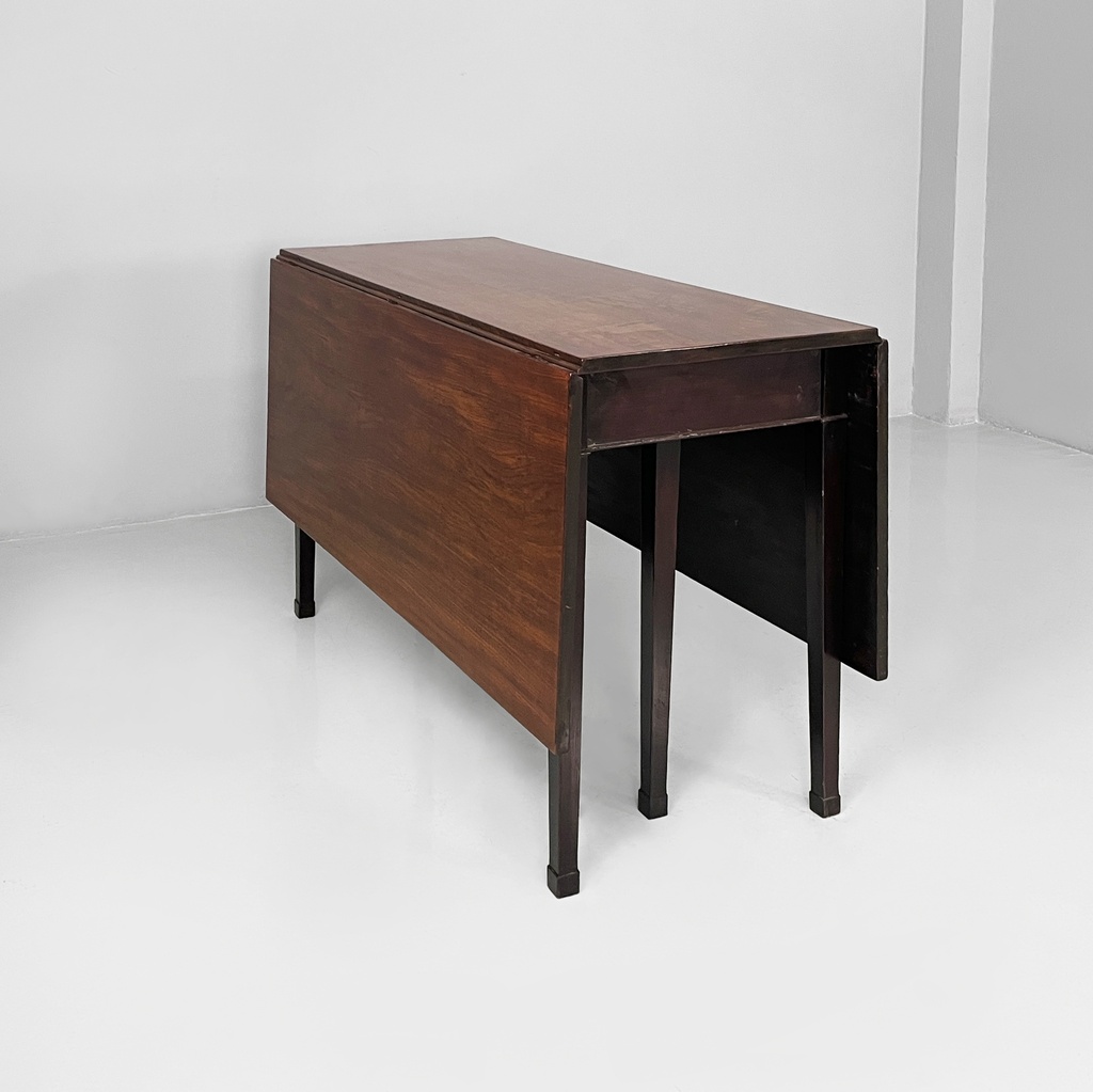 Tavolo da pranzo allungabile in legno, 1930 ca.