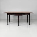 Tavolo da pranzo allungabile in legno, 1930 ca.