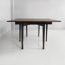 Tavolo da pranzo allungabile in legno, 1930 ca.