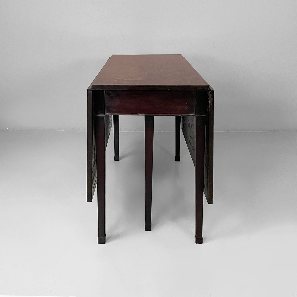 Tavolo da pranzo allungabile in legno, 1930 ca.