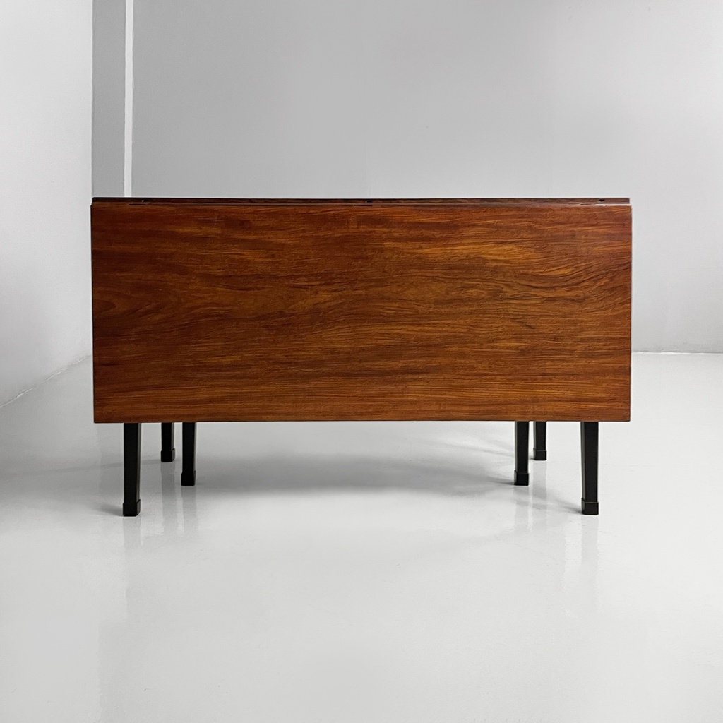 Tavolo da pranzo allungabile in legno, 1930 ca.