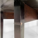 Tavolo da pranzo allungabile in legno, 1930 ca.