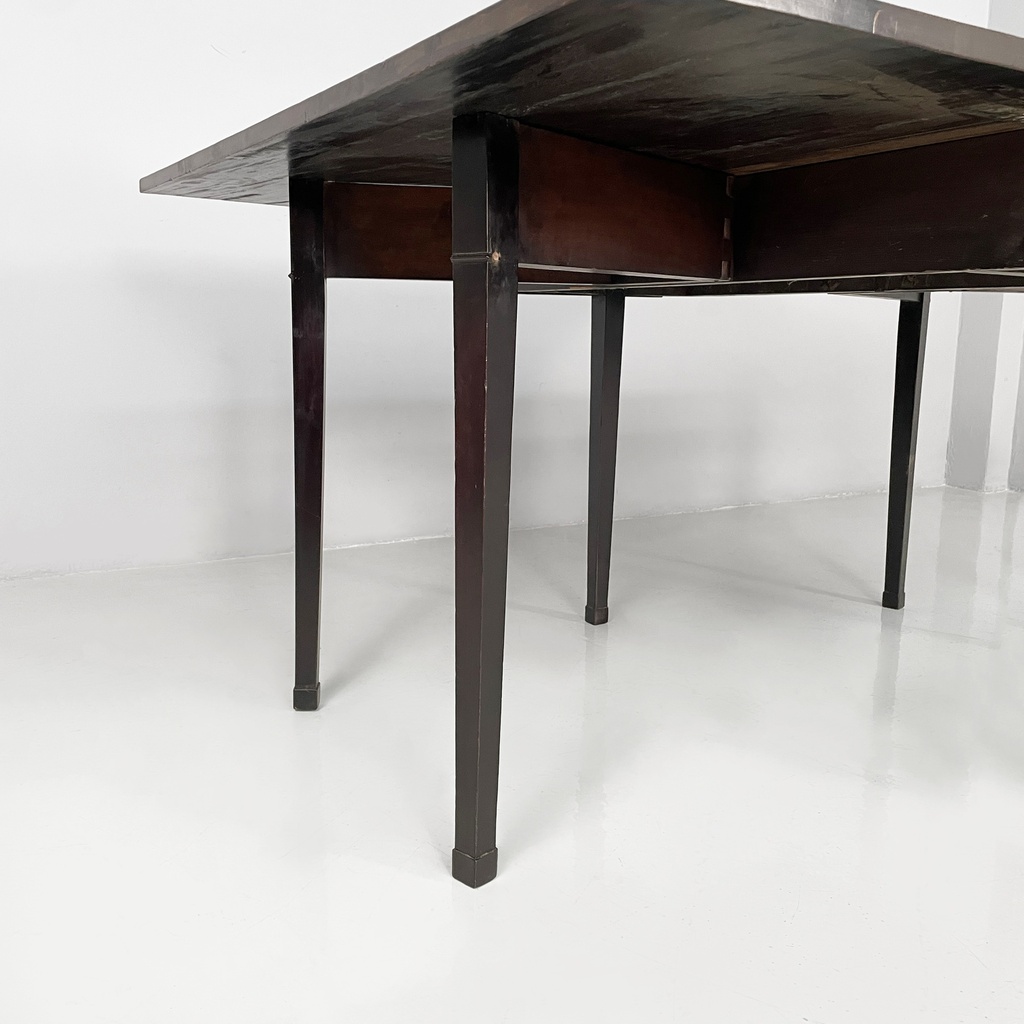 Tavolo da pranzo allungabile in legno, 1930 ca.