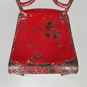 Sedie in metallo rosso, 1940 ca.