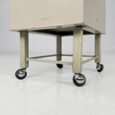 Cassettiera in metallo con ruote, 1950 ca.