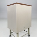 Cassettiera in metallo con ruote, 1950 ca.