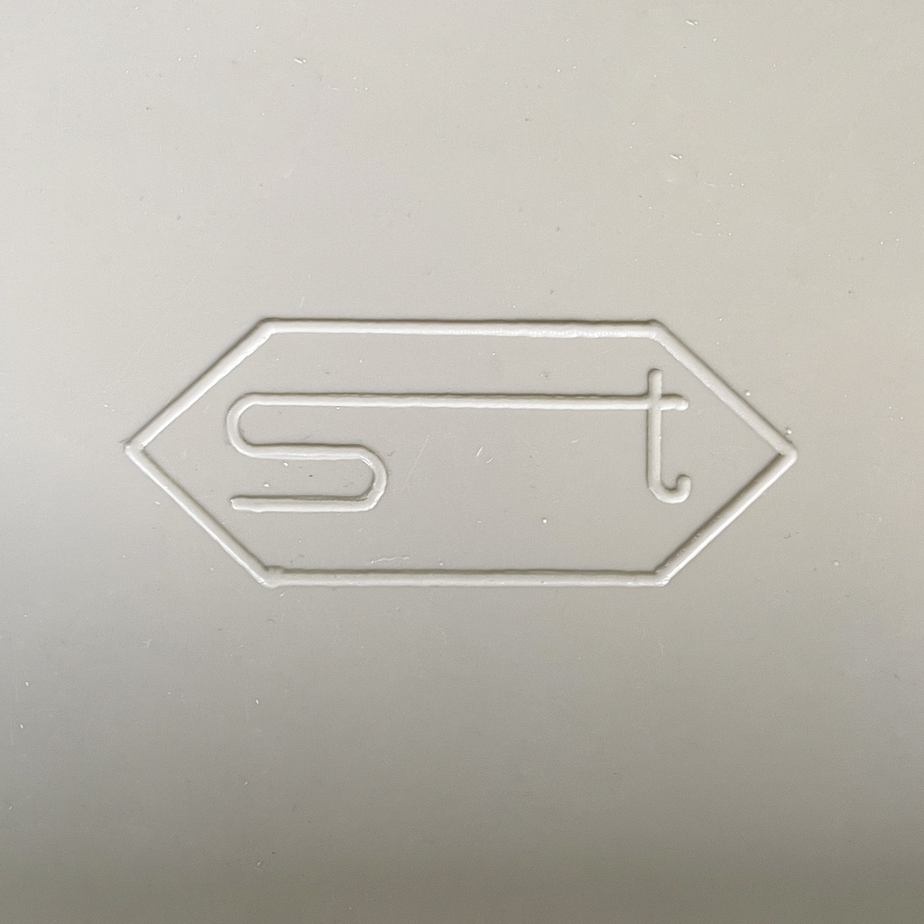 Cassettiera in metallo con ruote, 1950 ca.