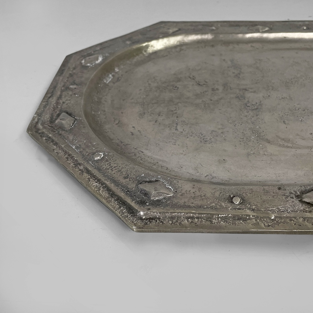Vassoio in metallo, 1940 ca.
