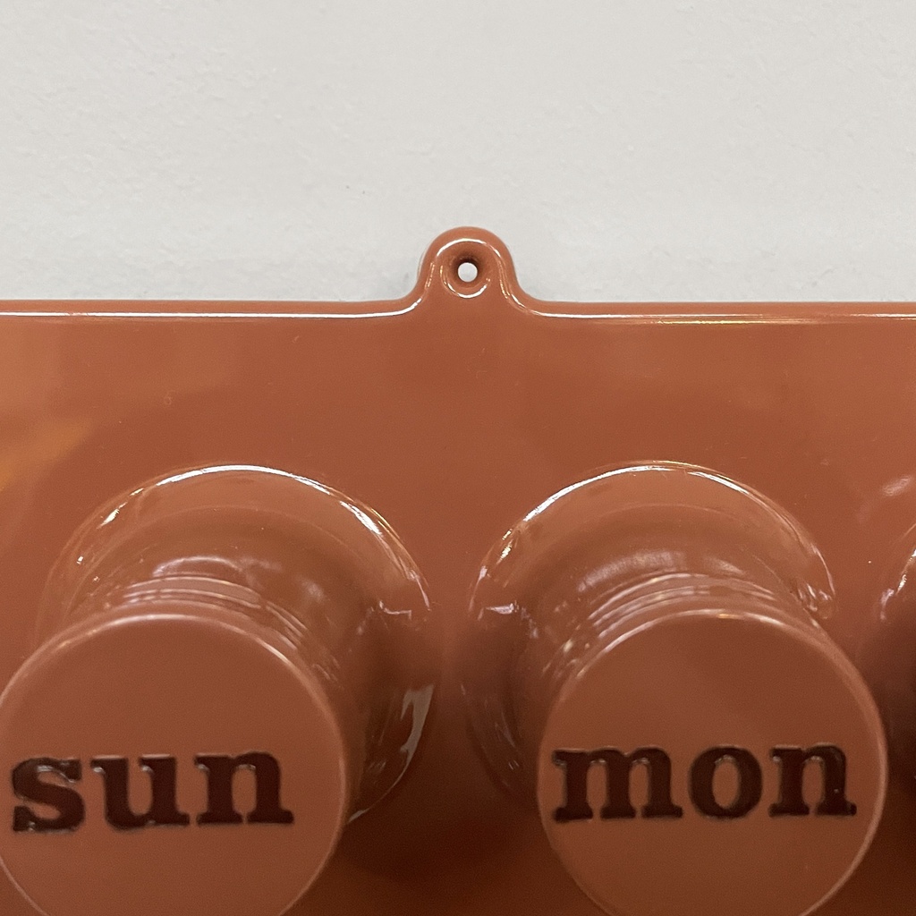 Calendario da parete Moka Mousse di Giorgio Della Beffa per Ring A Date, 2025