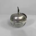 Contenitore in metallo e vetro, 1950 ca.