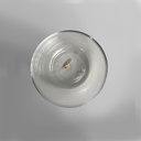 Contenitore in metallo e vetro, 1950 ca.