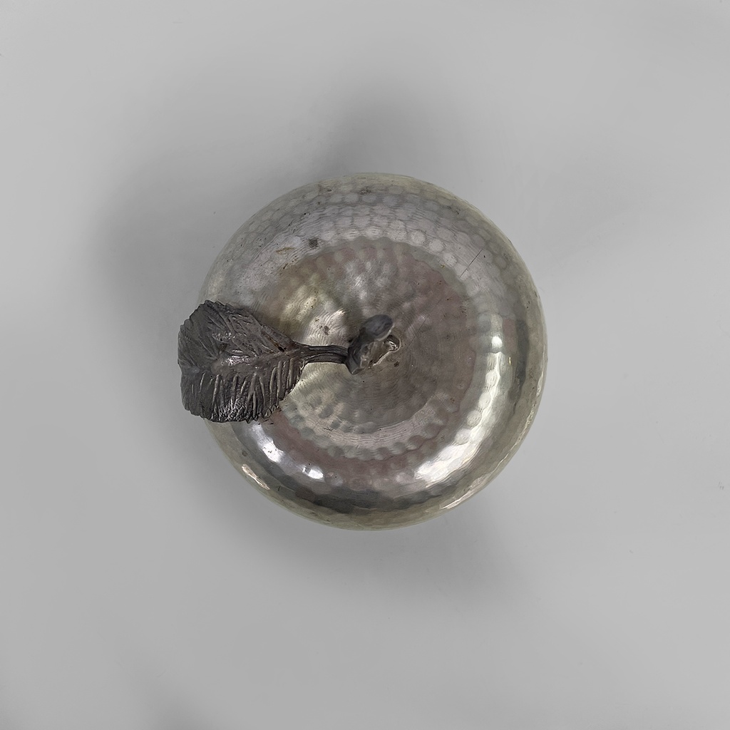 Contenitore in metallo e vetro, 1950 ca.