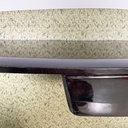 Consolle in legno, tessuto e paglia, 1950 ca.