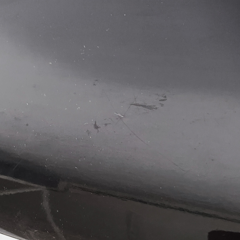 Consolle in legno, tessuto e paglia, 1950 ca.