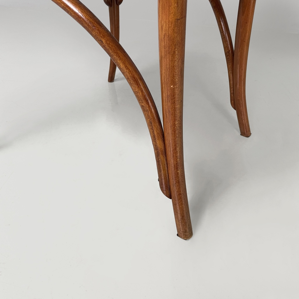 Sedia in legno e tessuto a fantasia, 1930 ca.