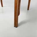 Sedia in legno e tessuto a fantasia, 1930 ca.