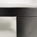 Tavolo da caffè in legno nero, 1980 ca.