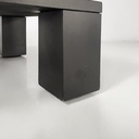 Tavolo da caffè in legno nero, 1980 ca.