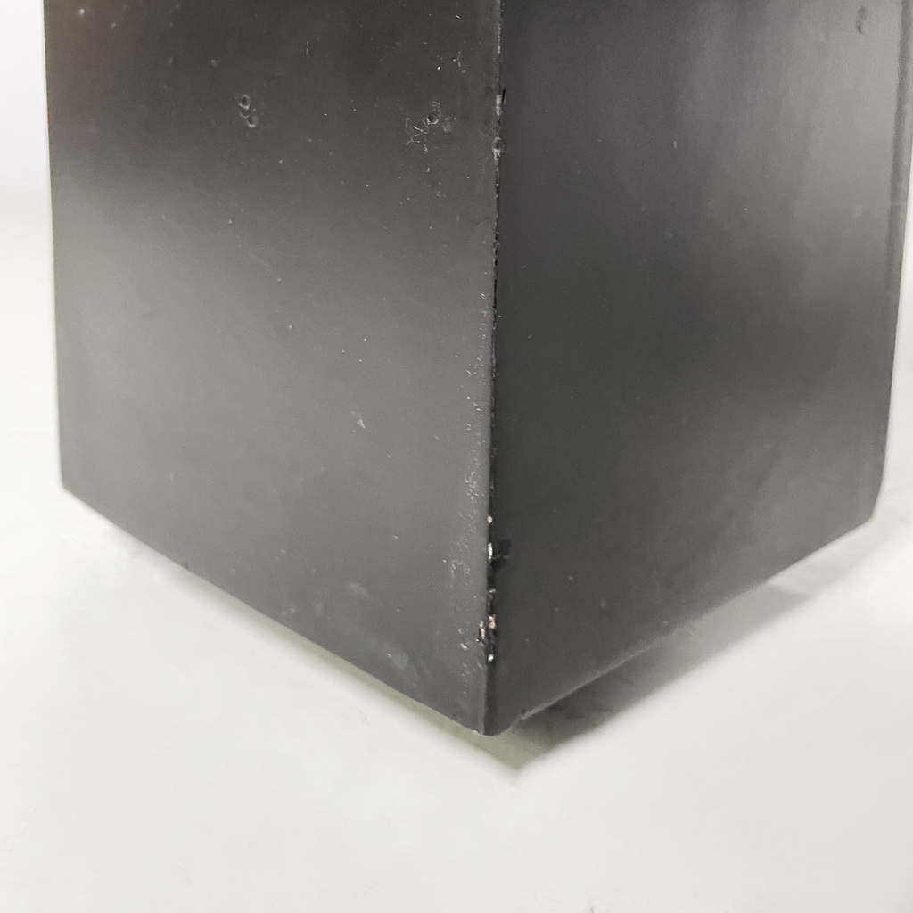 Tavolo da caffè in legno nero, 1980 ca.