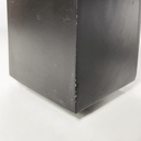 Tavolo da caffè in legno nero, 1980 ca.