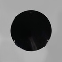 Comodino in acciaio e legno, 1970 ca.