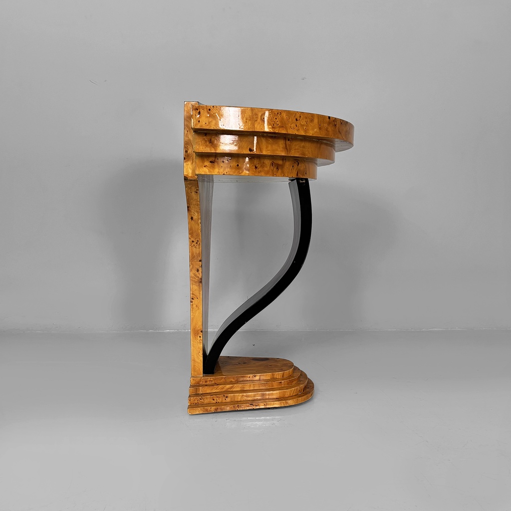 Consolle in radica, 1930 ca.