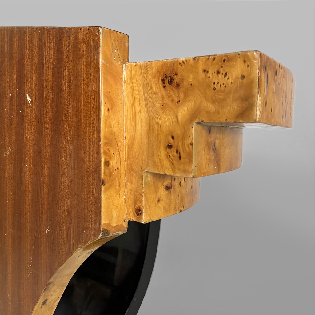 Consolle in radica, 1930 ca.