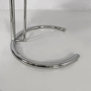 Tavoli da caffè in acciaio e vetro, 1980 ca.