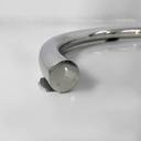 Tavoli da caffè in acciaio e vetro, 1980 ca.