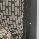 Poltrone in tessuto e legno, 1930 ca.