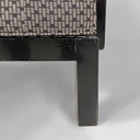 Poltrone in tessuto e legno, 1930 ca.