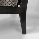 Poltrone in tessuto e legno, 1930 ca.