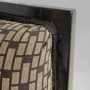 Poltrone in tessuto e legno, 1930 ca.