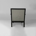 Poltrone in tessuto e legno, 1930 ca.