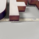 Insegna Lufthansa in plexiglass bianco, 1970 ca.