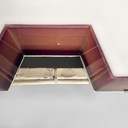 Insegna Lufthansa in plexiglass bianco, 1970 ca.