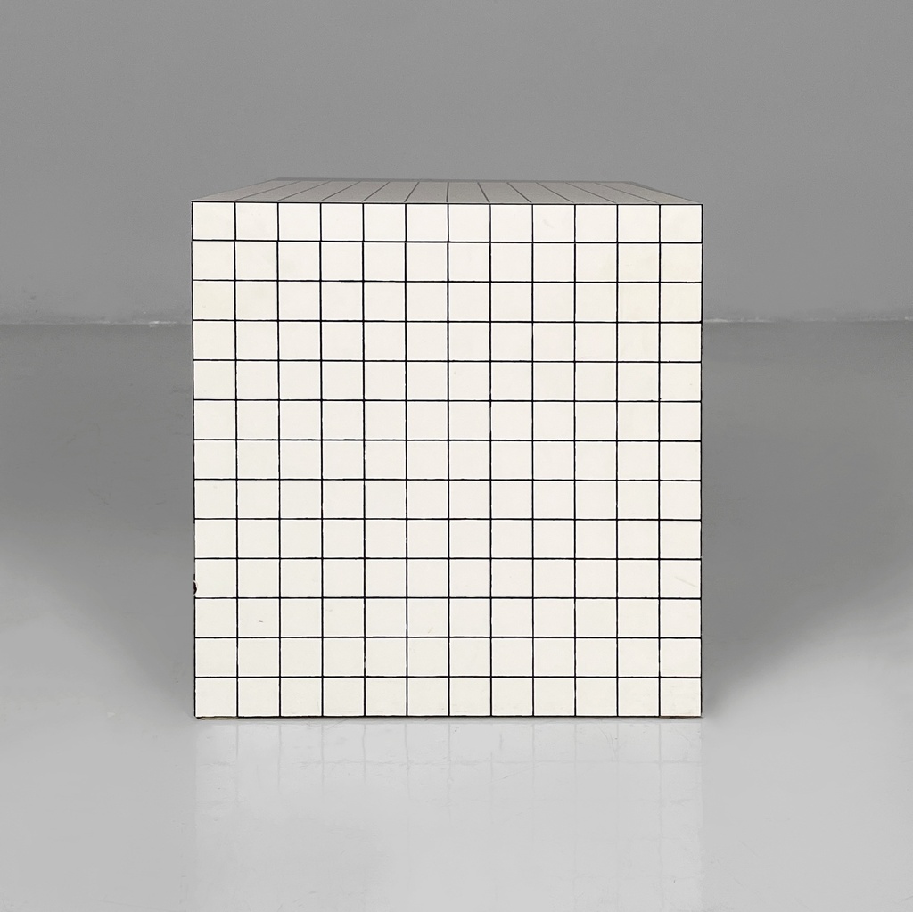 Sgabelli Quaderna di Design Superstudio per Zanotta, 1970 ca.